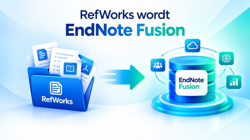 Refworks wordt Endnote Fusion