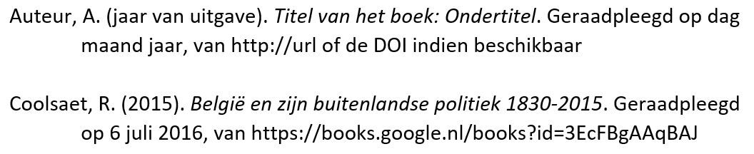 Bronvermelding HU Bibliotheek